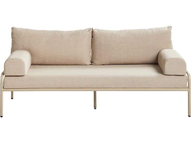 BELIANI SOLOFRA - Tuinbank 2-zits - Beige - Aluminium