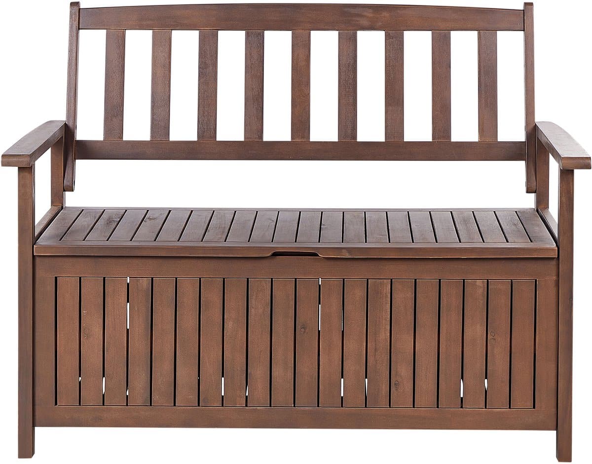 beliani sovana tuinbank donkerbruinkleur acaciahout