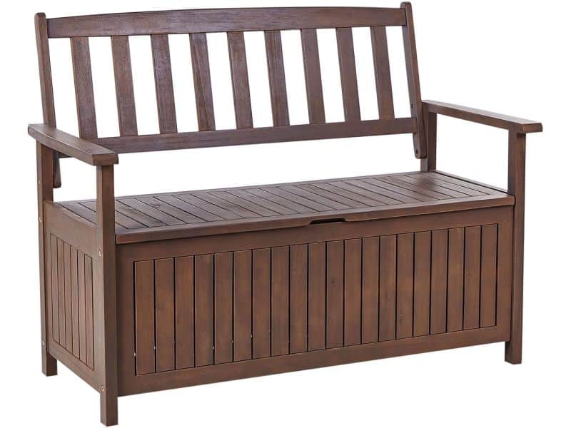 BELIANI SOVANA - Tuinbank - Lichtgrijs - Acaciahout