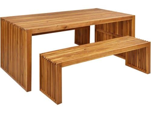 BELIANI SULZANO - Tuinset 6-zits - Lichthout - Acaciahout