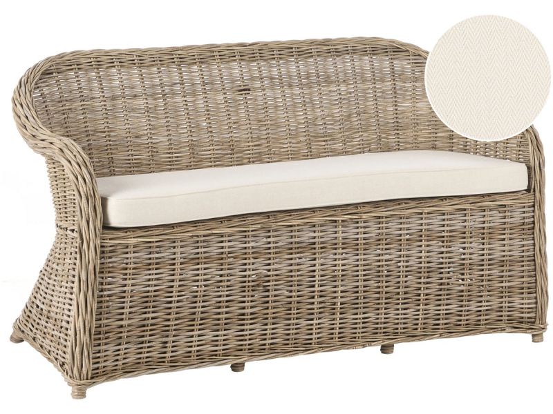 BELIANI SUSUA - Tuinbank - Gebroken wit - 150 cm