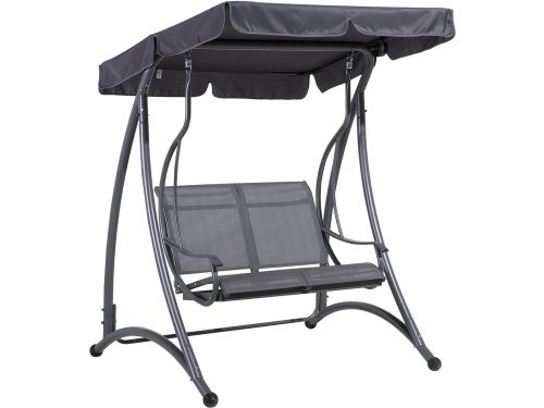 BELIANI TESERO - Schommelbank - Donkergrijs - Staal