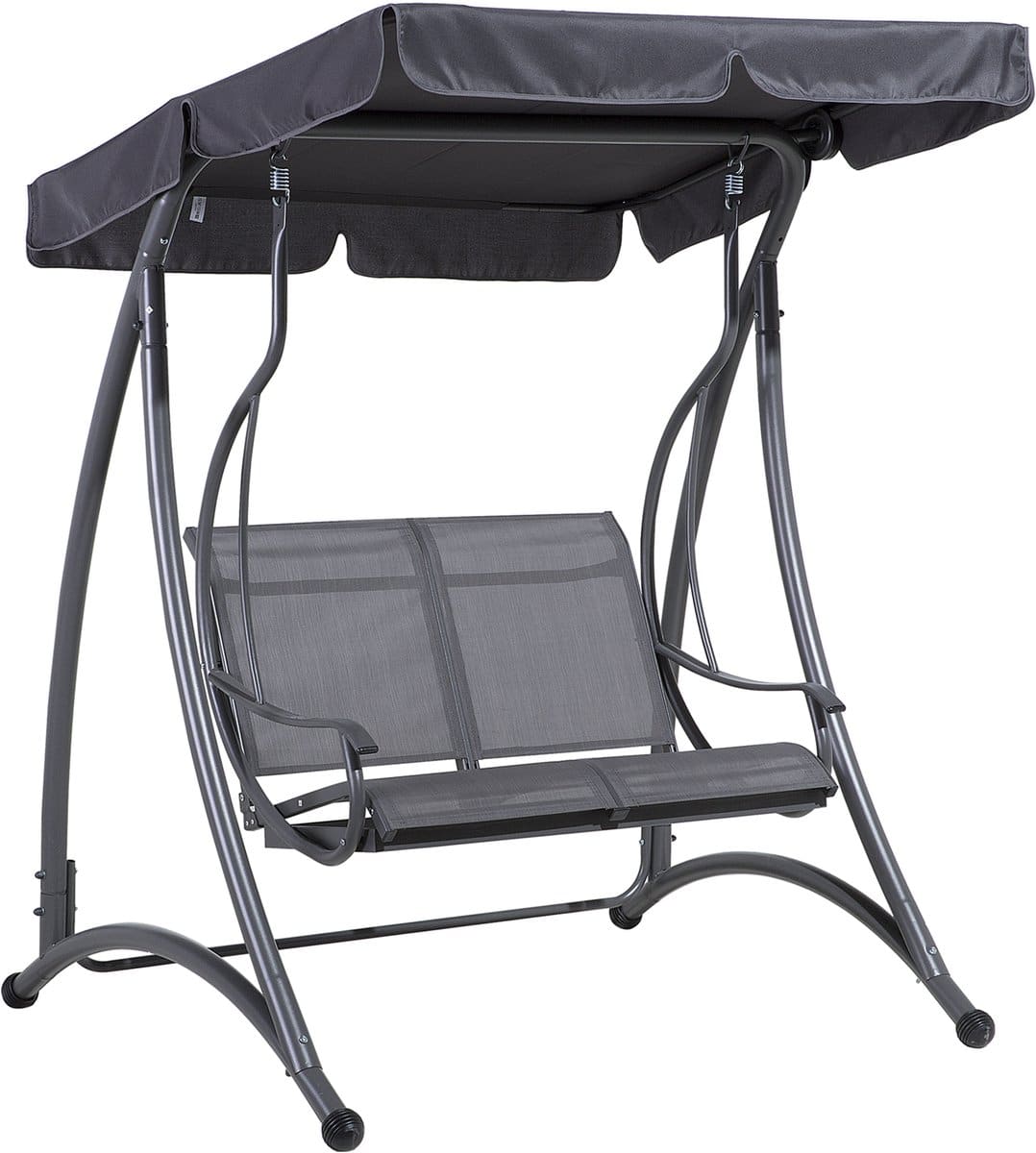 BELIANI TESERO – Schommelbank – Donkergrijs – Staal