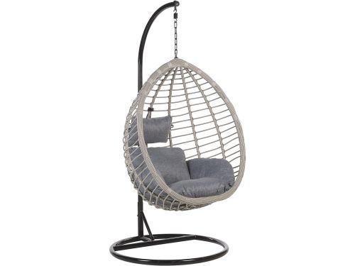 BELIANI TOLLO - Hangstoel - Lichtgrijs - 106 cm