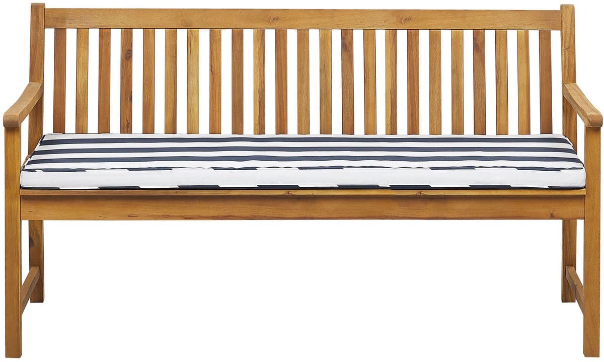 beliani vivara tuinbank marineblauw 160 cm