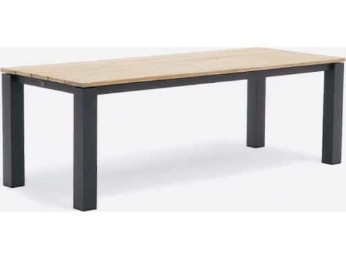 Belito Luuk Diningtafel 240 cm - Teak - Aluminium Onderstel