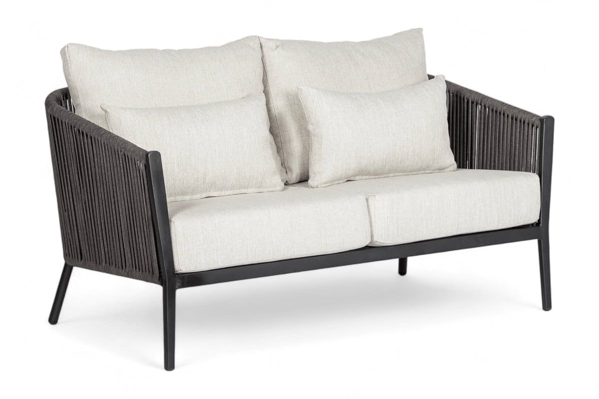 belito ouddorp aluminium rope loungebank 150 cm all weather