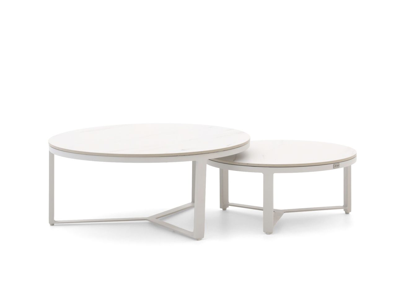 bellagio ficarolo lounge tuintafelset ø85cm(h:35cm)/ø65cm (h:30cm) laagste prijsgarantie!