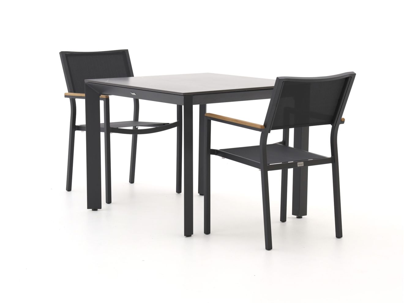 bellagio roma/sestino 90cm dining tuinset 3 delig stapelbaar laagste prijsgarantie!