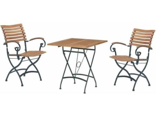 Bellini Lindau bistroset 3-delig teak gietijzer 4 Seasons Outdoor