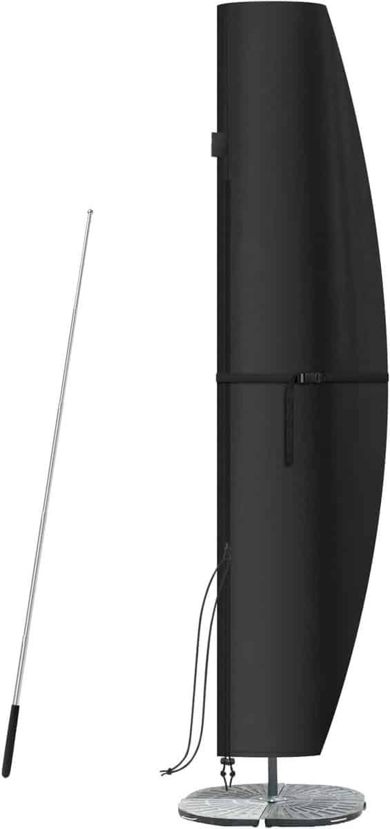 beschermhoes voor parasol Ø 400 cm weerbestendige hoes voor