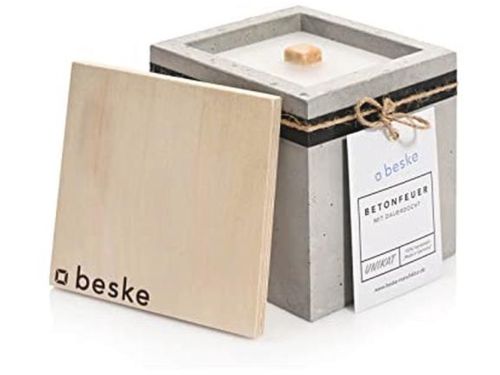 Betonvuur voor Buiten - Duurzame Tuinverlichting met Permanente Lont