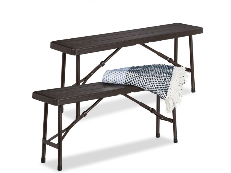 bierbank set van 2 - inklapbaar - 100 cm