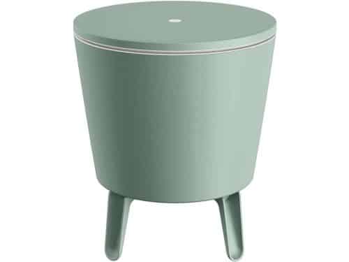 Bijzettafel met Geïntegreerde Koelbox - 30 Liter, Uittrekbaar Tafelblad