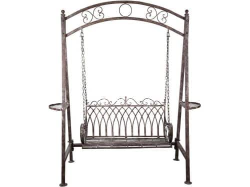 BISCOTTINI Schommelbank - Hollywoodschommel 2-Zitter - Massief Smeedijzer - Antiek