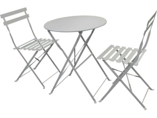 Bistroset 3-delig grijs
