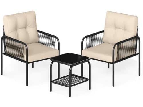 Bistroset - Balkonset - Tuinmeubel - Tuintafel Set - Buitenmeubels