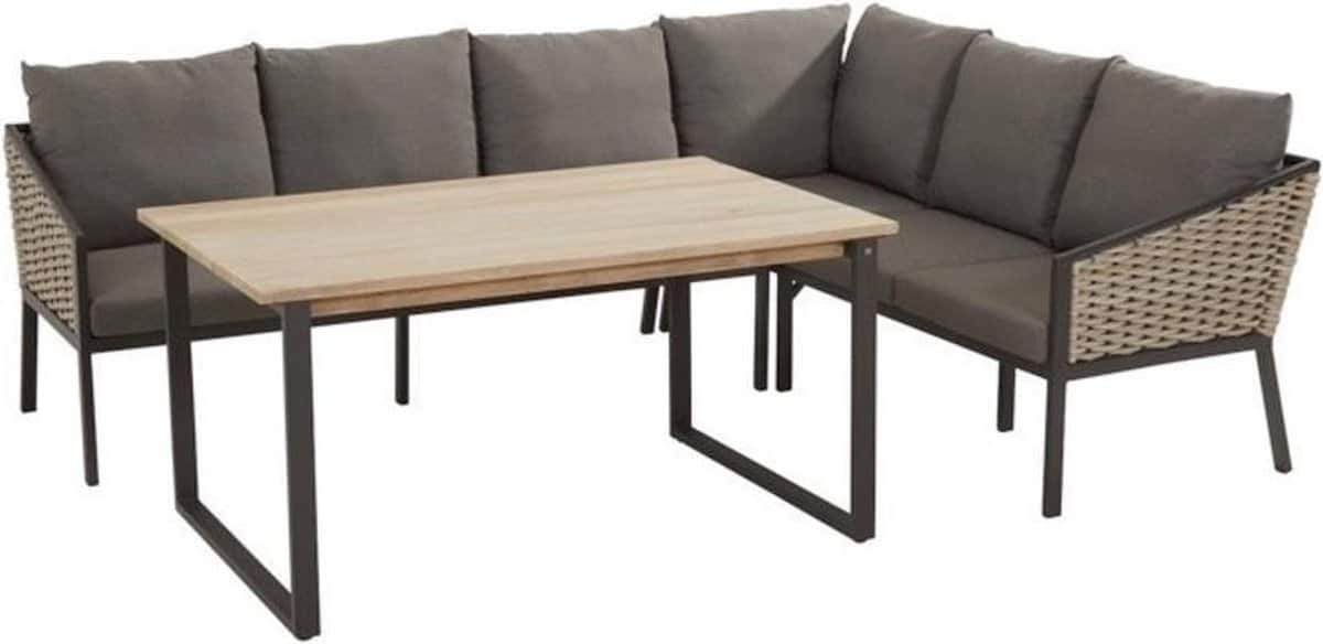 bo cosy dining loungeset 3 delig banana weave 4 seasons outdoor