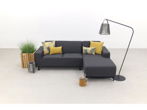 Boavista Sunbrella loungebank chaise longue - Sooty - 2-delig