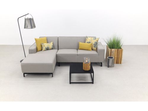 Boavista/Toronto loungebank chaise longue - Nature Grey - 3-delig