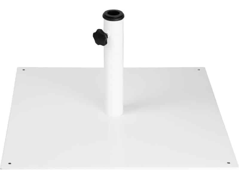 Bolero Platte Metalen Parasolvoet Wit 18kg - FU510