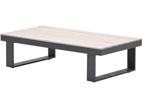 Bologna lounge tafel - 130x70 cm - carbon black