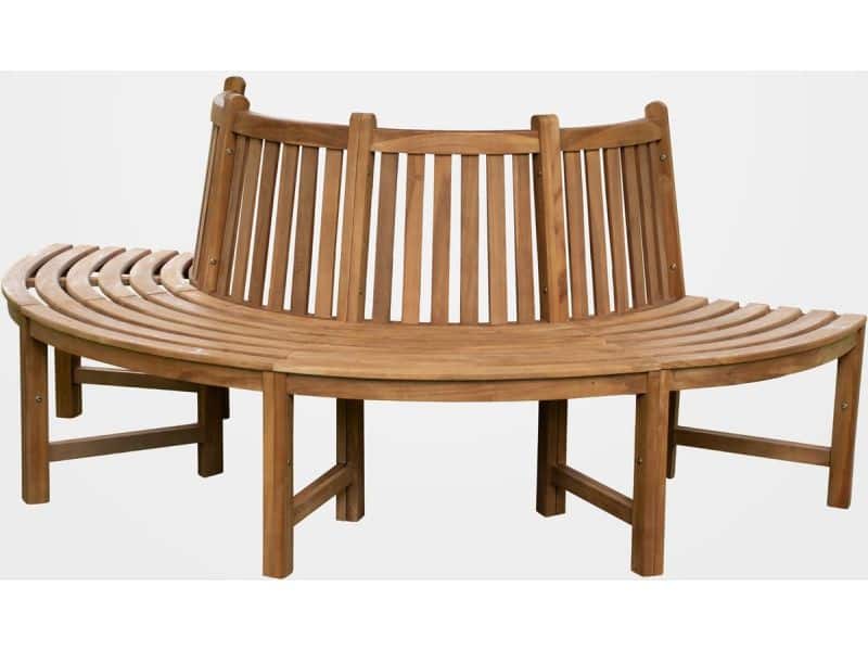 Boombank Man 206cm halfrond met rugleuning