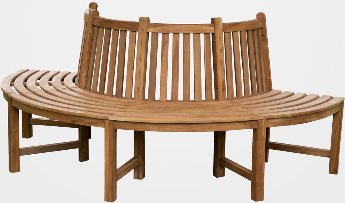 boombank man 206cm halfrond met rugleuning