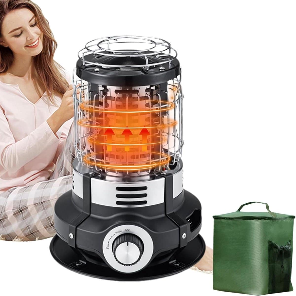 Buiten Verwarming – Terrasverwarmer Elektrisch – Buiten Genieten – Kantelveiligheid