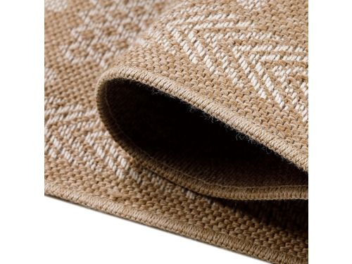 Buitenkleed Beige Vintage Stijl 80x150 cm voor Balkon Tuin en