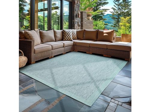 Buitenkleed Sisal-Look Weerbestendig - Effene Vorm 200 x 290 cm