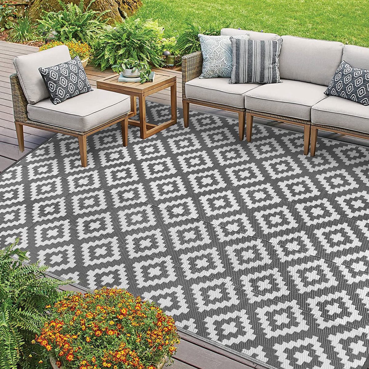 buitenkleed tuintapijt buitentapijt omkeerbaar