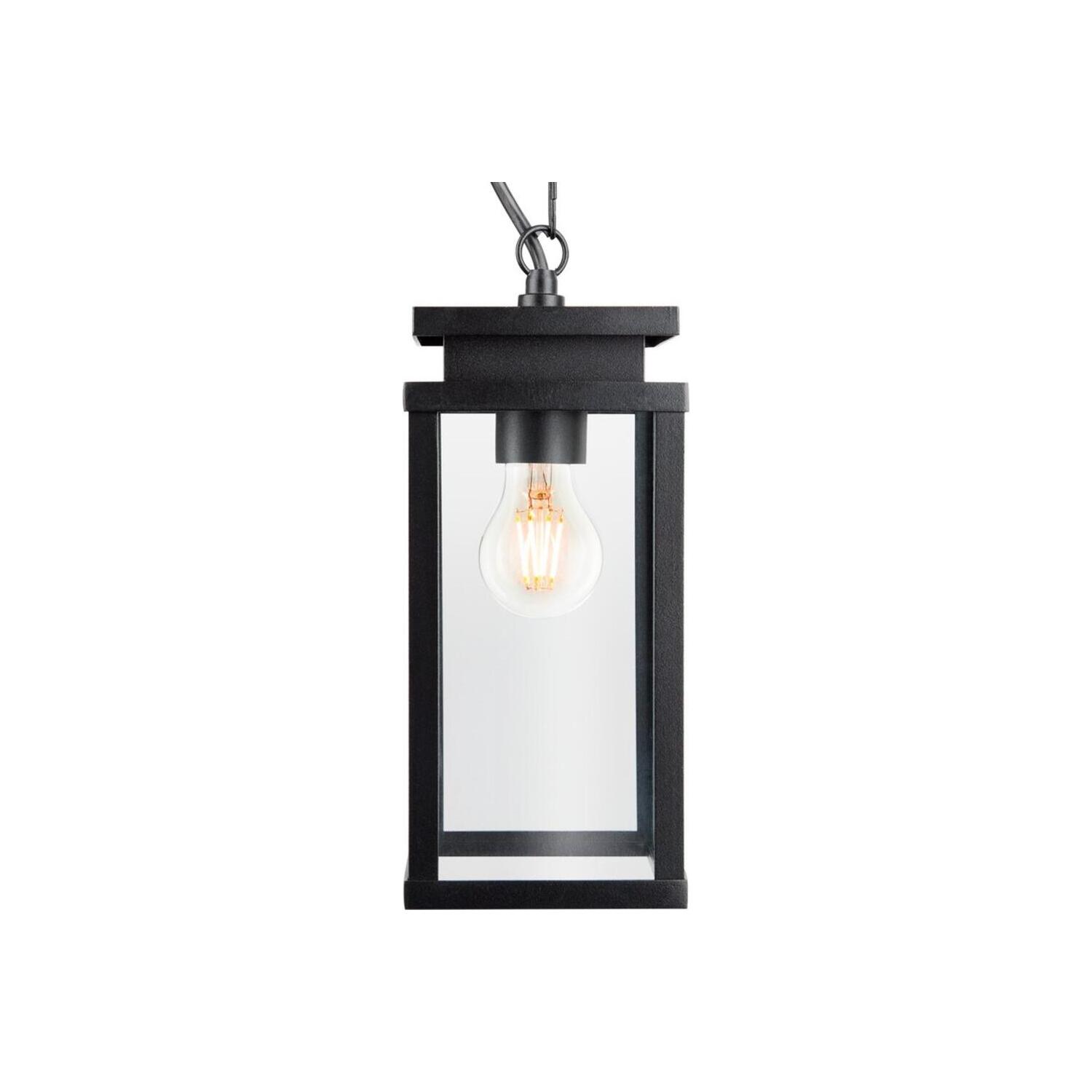 buitenlamp jersey aan ketting zwart k.s. verlichting ks verlichting