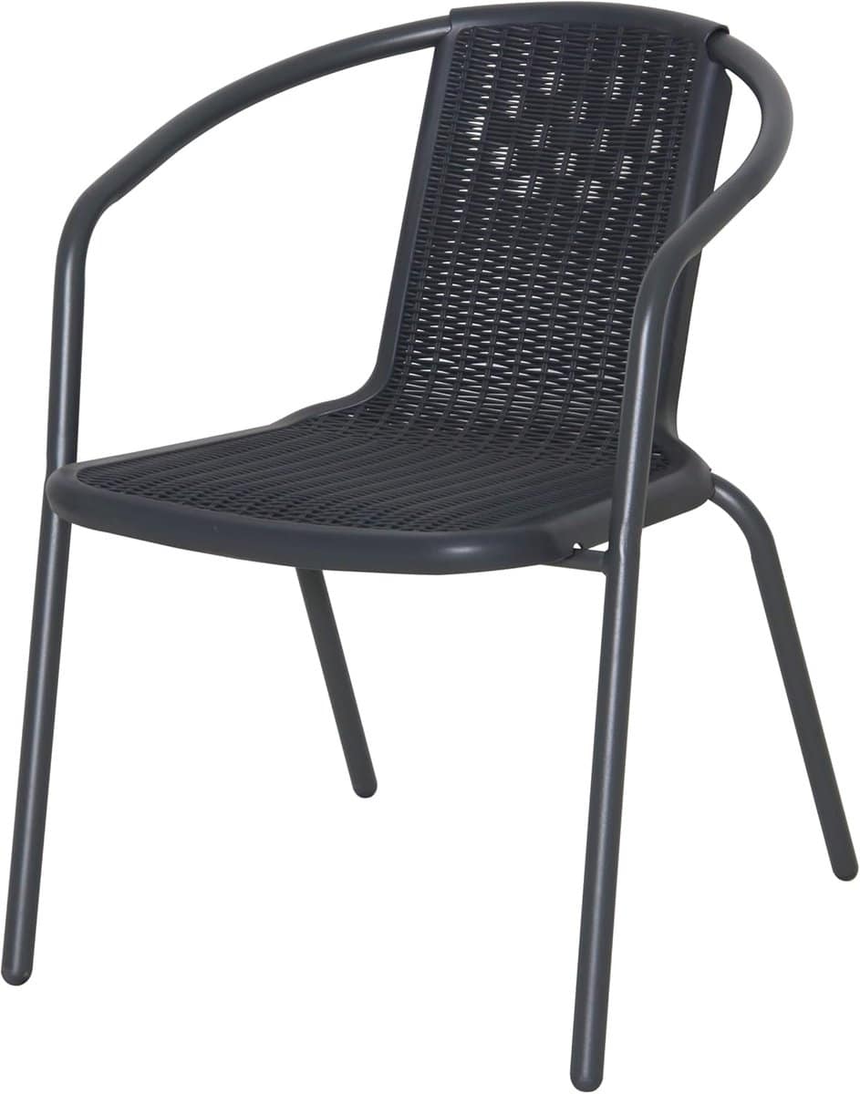 buitenstoel tuinstoel terrasstoel buiten zitten stapelbaar rotan