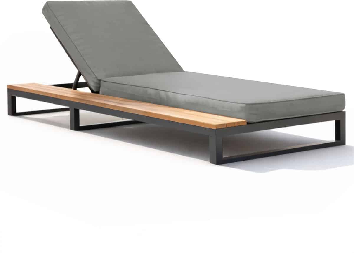 buitenterras ligbed buitenligstoel waterdichte slaapbank met frame