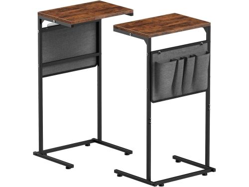 C-vormige bijzettafels set van 2 - ruimtebesparende tafels voor woonkamer