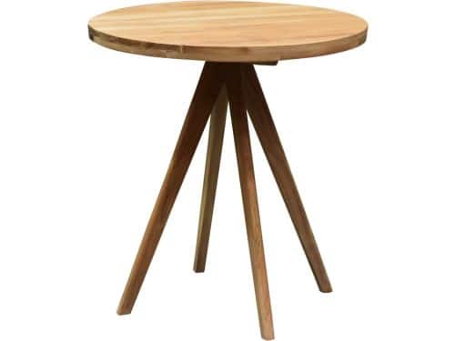 Cairo dining tuintafel 70 cm rond teakhout