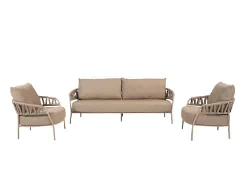 Calma loungeset 3-delig latte