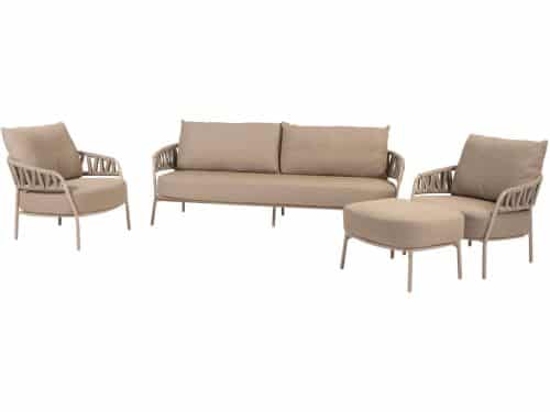 Calma loungeset 4-delig latte 4 Seasons Outdoor