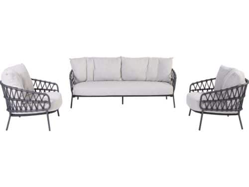 Calpi stoel bank loungeset 3 delig rope 4 Seasons Outdoor