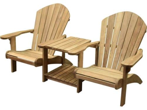 Canadian Twin teakhouten relax set