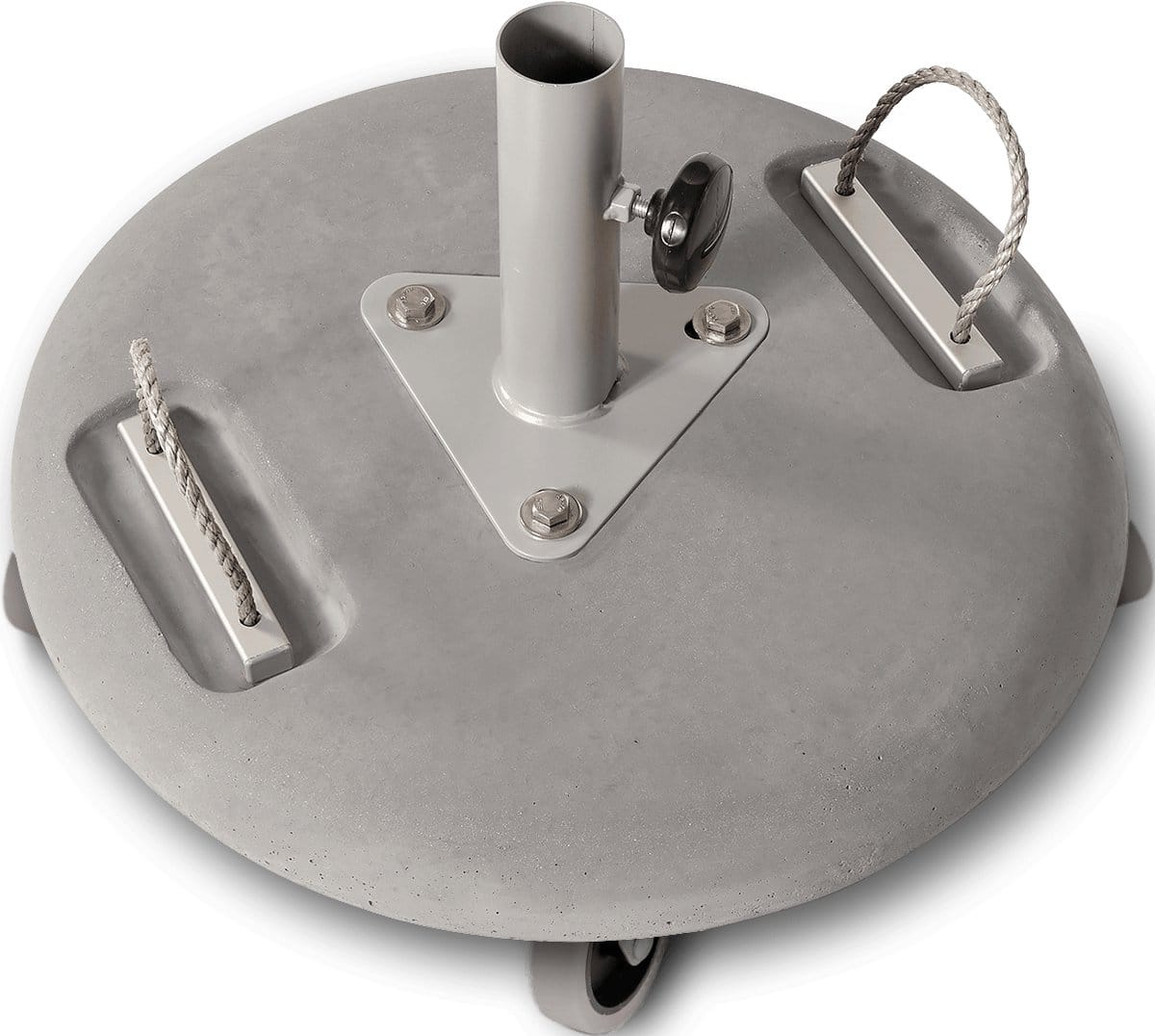 cape umbrellas parasolvoet beton 42kg met wielen