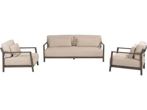 Capresi stoel bank loungeset 3 delig terre 4 Seasons Outdoor