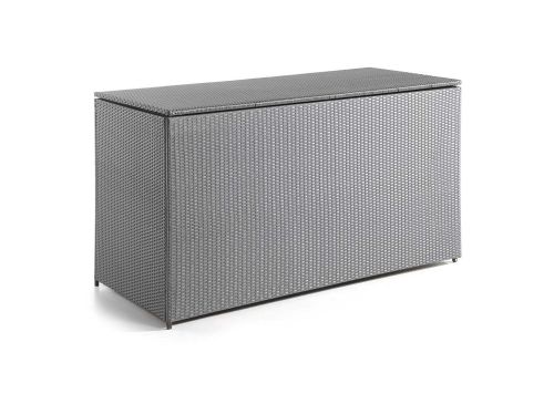 Central Park Kussenbox Wicker - Wicker - Antraciet - 840l - 150x77x73cm