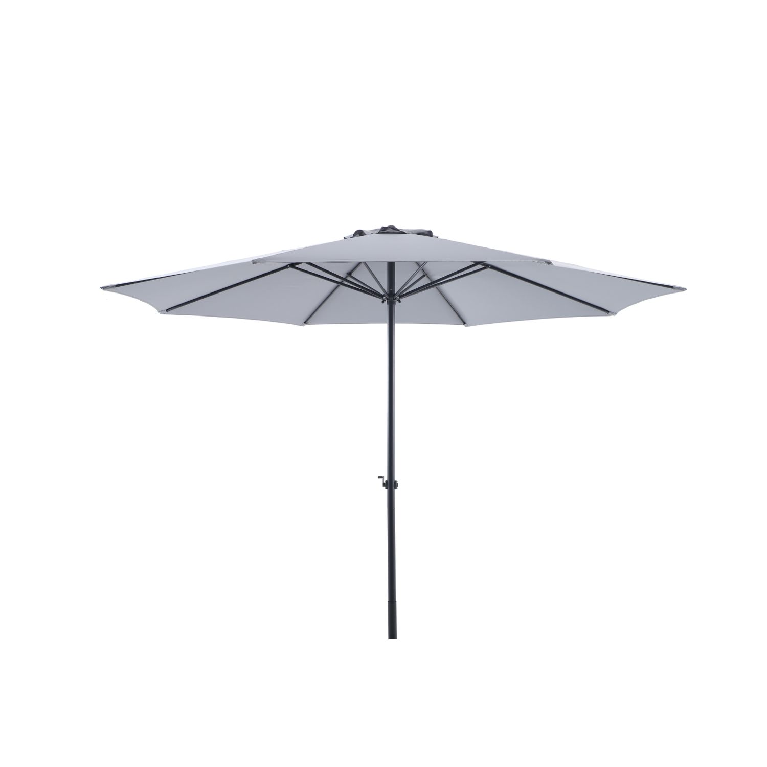 Central Park Parasol Sunny – Diameter 336cm – Middengrijs – Aluminium Staal