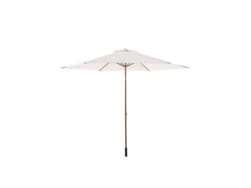 Central Park Stokparasol - Sunny - Diameter 288cm - Ecru - Aluminium Staal Kantelbaar