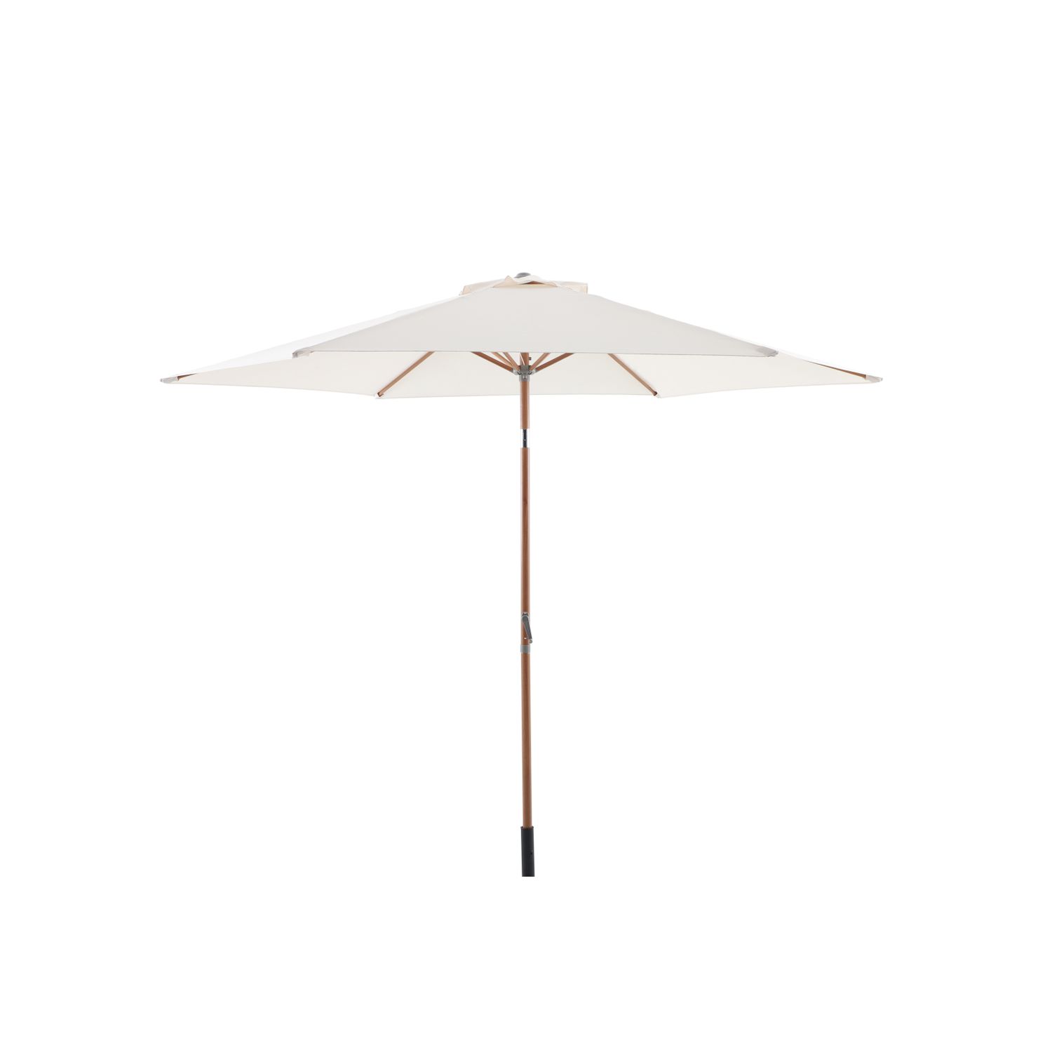 central park stokparasol sunny diameter 288cm ecru aluminium staal kantelbaar