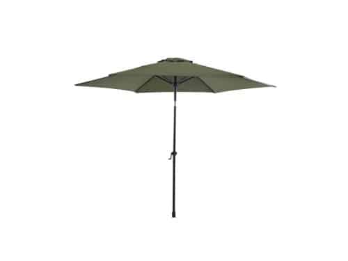 Central Park Stokparasol - Sunny - Diameter 288cm - Groen - Aluminium Staal Kantelbaar