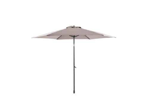 Central Park Stokparasol - Sunny - Diameter 288cm - Taupe - Aluminium Staal Kantelbaar