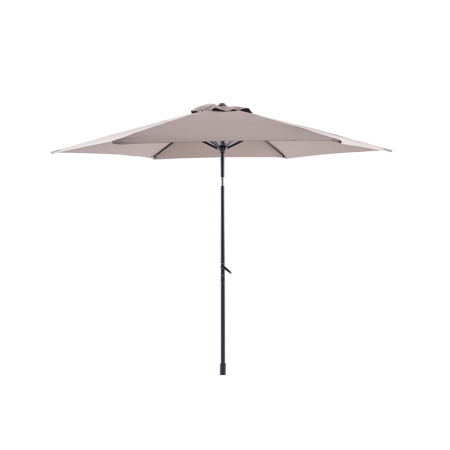 central park stokparasol sunny diameter 288cm taupe aluminium staal kantelbaar